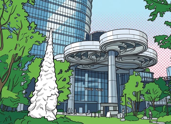 Azabudai Hills Unique Architecture