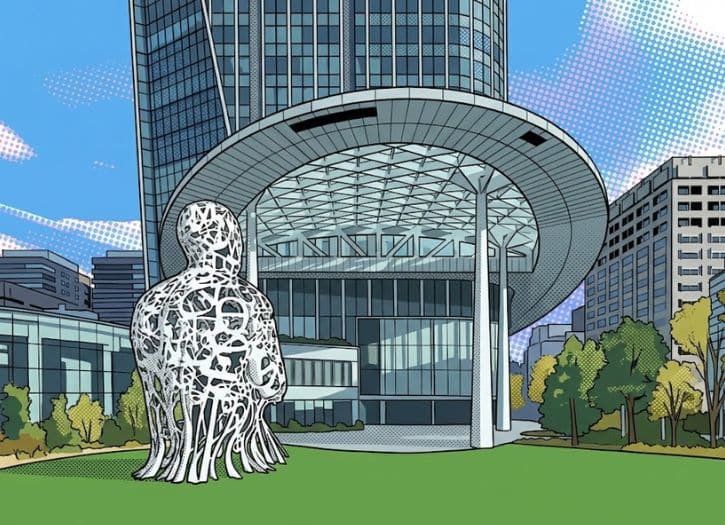 Toranomon Hills modern architecture